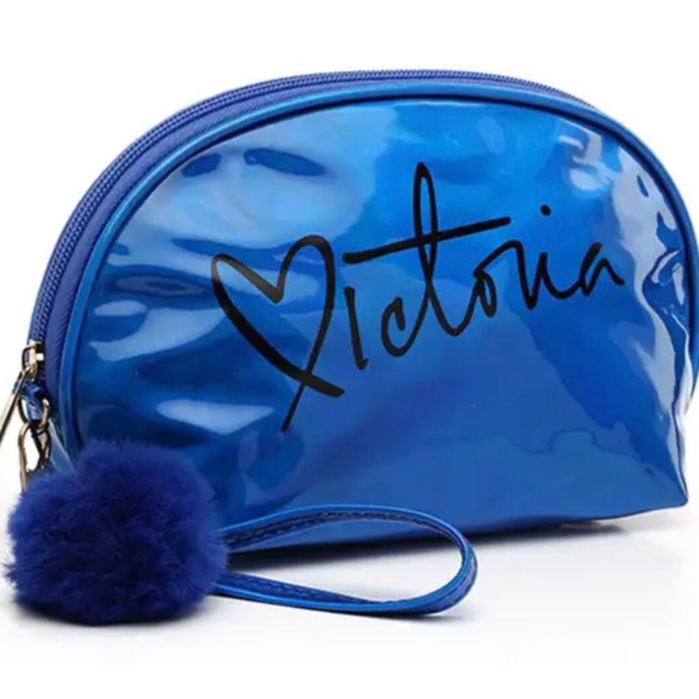 2/20 BRIGHT BLUE make up or travel bag, collapsible